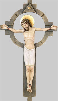 Christus mit Symbolen